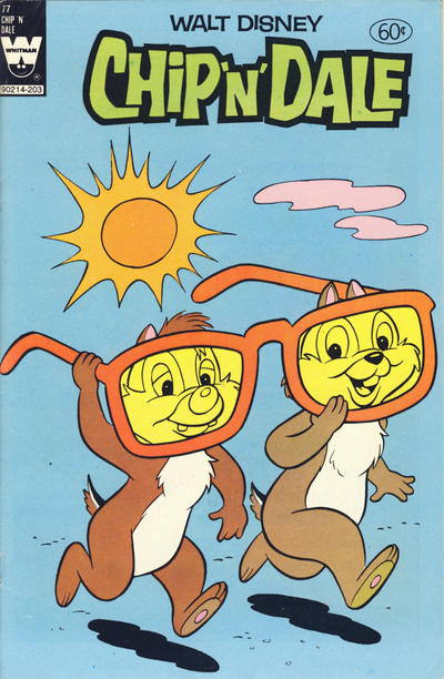 Cover for Walt Disney Chip 'n' Dale (Western, 1967 series) #77 [White Whitman Logo Variant]