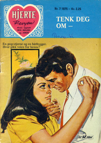 Cover for Hjerterevyen (Serieforlaget / Se-Bladene / Stabenfeldt, 1960 series) #7/1975