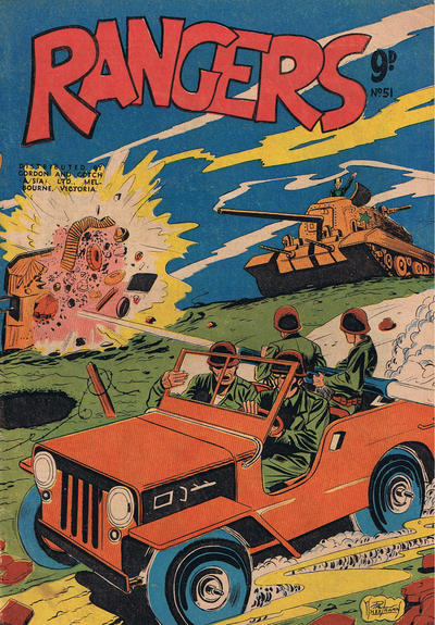 Cover for Rangers Comics (H. John Edwards, 1950 ? series) #51