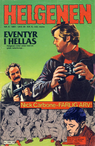 Cover for Helgenen (Semic, 1977 series) #8/1981