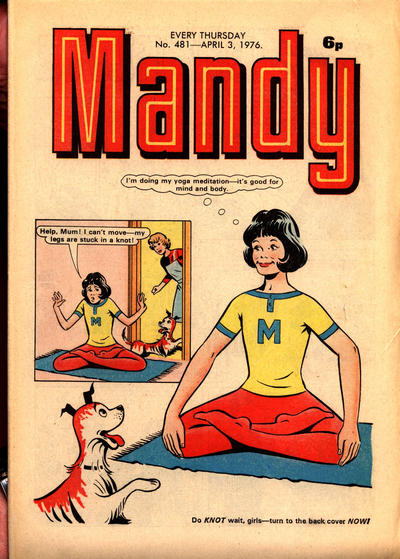 Cover for Mandy (D.C. Thomson, 1967 series) #481