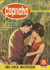 Cover Thumbnail for Capricho (Editorial Bruguera, 1963 ? series) #25