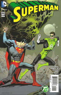 Cover Thumbnail for Superman (DC, 2011 series) #44 [Green Lantern 75th Anniversary Cover]