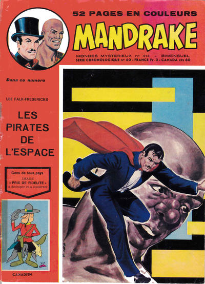 Cover for Mandrake (Éditions des Remparts, 1962 series) #414