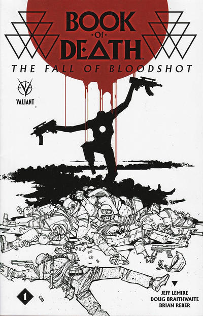 Cover for Book of Death: The Fall of Bloodshot (Valiant Entertainment, 2015 series) #1 [Cover B - Jefte Palo]