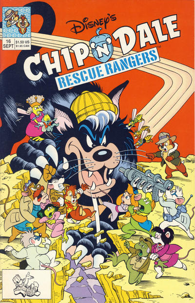 Cover for Chip 'n' Dale Rescue Rangers (Disney, 1990 series) #16 [Direct]