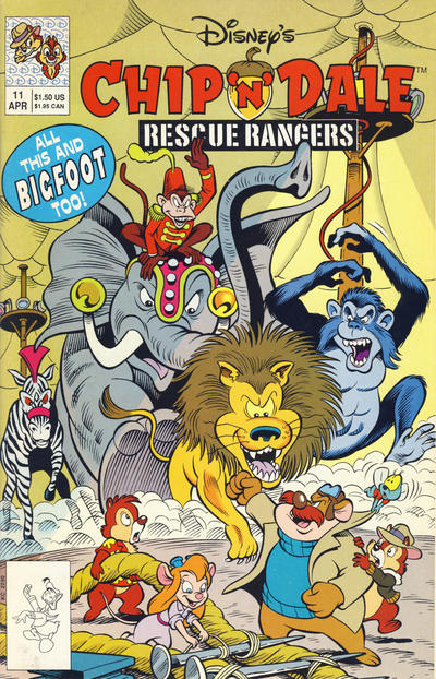 Cover for Chip 'n' Dale Rescue Rangers (Disney, 1990 series) #11 [Direct]