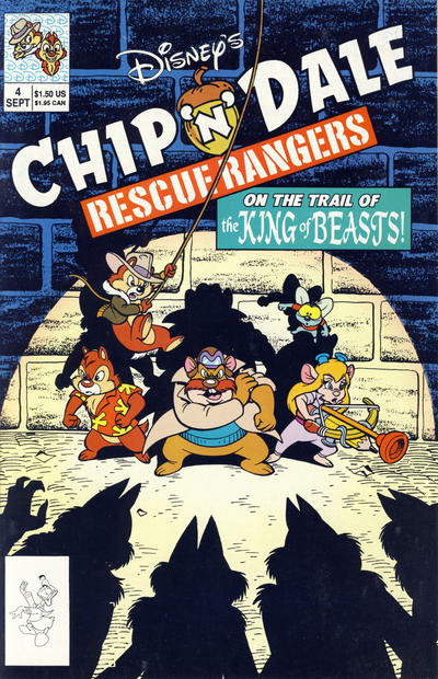 Cover for Chip 'n' Dale Rescue Rangers (Disney, 1990 series) #4 [Direct]