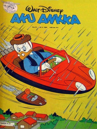 Cover for Aku Ankka (Sanoma, 1951 series) #21/1984