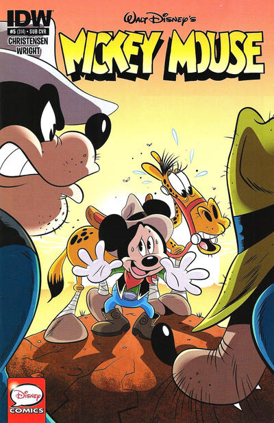 Cover for Mickey Mouse (IDW, 2015 series) #5 / 314 [subscription variant]
