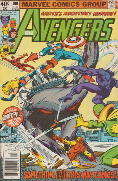 Cover for The Avengers (Marvel, 1963 series) #190 [Newsstand]