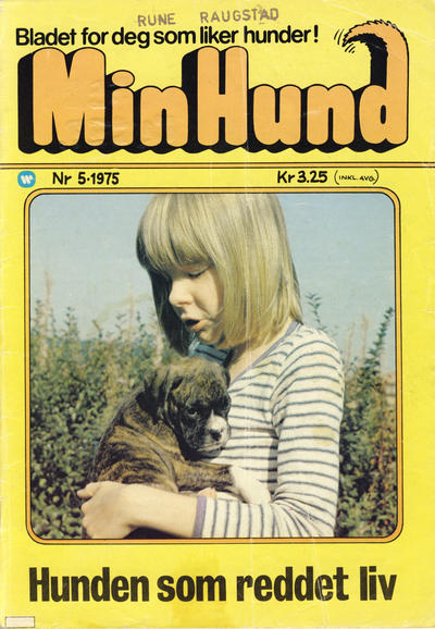 Cover for Min hund (Illustrerte Klassikere / Williams Forlag, 1974 series) #5/1975