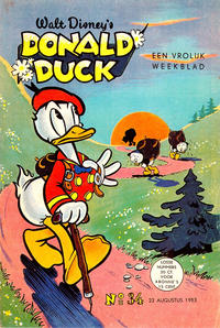Cover Thumbnail for Donald Duck (Geïllustreerde Pers, 1952 series) #34/1953