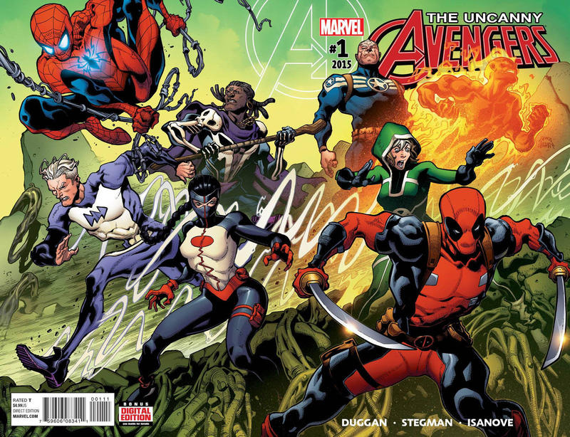Cover for Uncanny Avengers (Marvel, 2015 series) #1