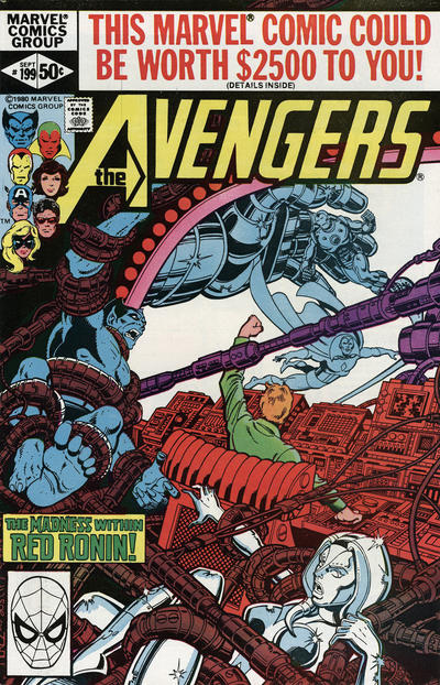 Cover for The Avengers (Marvel, 1963 series) #199 [Direct]