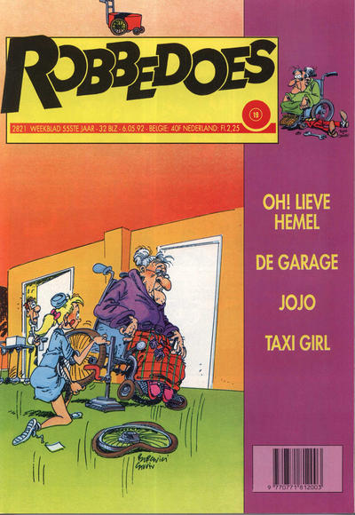 Cover for Robbedoes (Dupuis, 1938 series) #2821