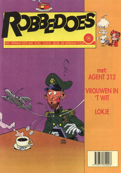 Cover for Robbedoes (Dupuis, 1938 series) #2822
