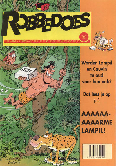 Cover for Robbedoes (Dupuis, 1938 series) #2849