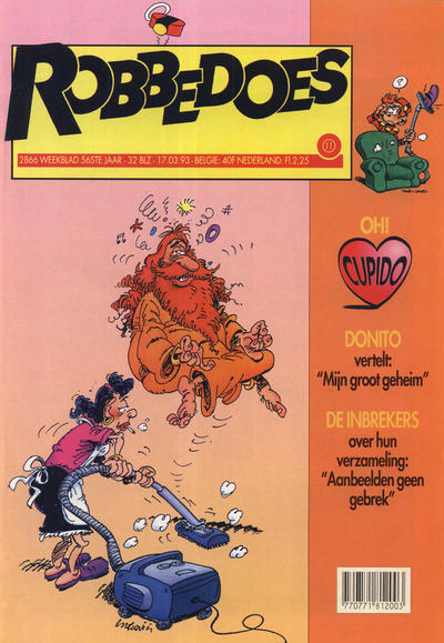 Cover for Robbedoes (Dupuis, 1938 series) #2866