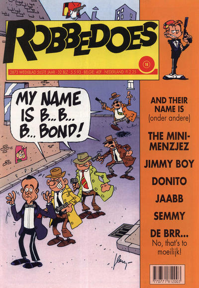 Cover for Robbedoes (Dupuis, 1938 series) #2873