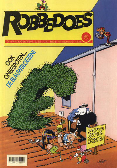 Cover for Robbedoes (Dupuis, 1938 series) #2882