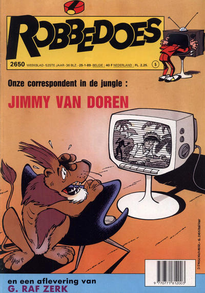 Cover for Robbedoes (Dupuis, 1938 series) #2650