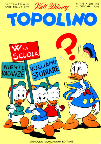 Cover for Topolino (Mondadori, 1949 series) #775