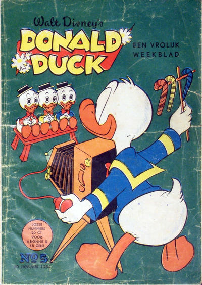 Cover for Donald Duck (Geïllustreerde Pers, 1952 series) #5/1954