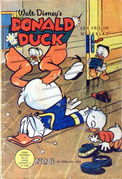 Cover for Donald Duck (Geïllustreerde Pers, 1952 series) #8/1954