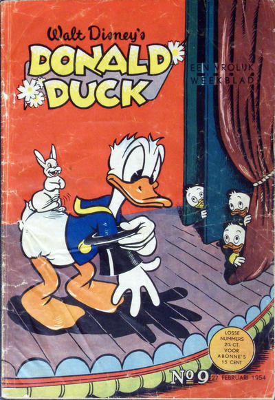 Cover for Donald Duck (Geïllustreerde Pers, 1952 series) #9/1954