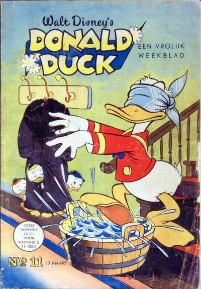 Cover for Donald Duck (Geïllustreerde Pers, 1952 series) #11/1954