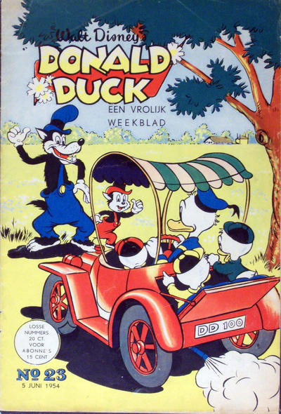 Cover for Donald Duck (Geïllustreerde Pers, 1952 series) #23/1954