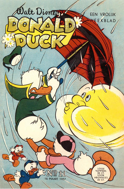Cover for Donald Duck (Geïllustreerde Pers, 1952 series) #11/1957