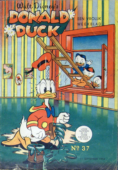 Cover for Donald Duck (Geïllustreerde Pers, 1952 series) #37/1954