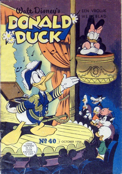 Cover for Donald Duck (Geïllustreerde Pers, 1952 series) #40/1954