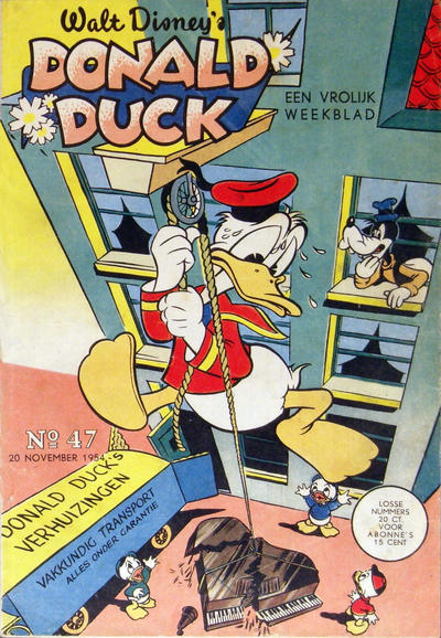 Cover for Donald Duck (Geïllustreerde Pers, 1952 series) #47/1954