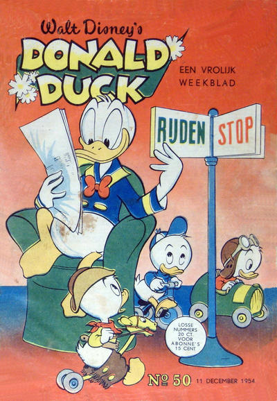 Cover for Donald Duck (Geïllustreerde Pers, 1952 series) #50/1954