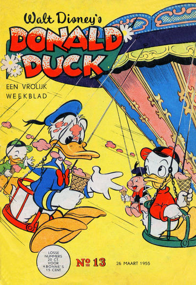 Cover for Donald Duck (Geïllustreerde Pers, 1952 series) #13/1955