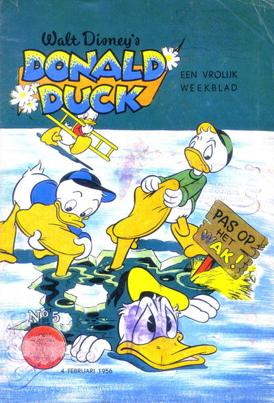 Cover for Donald Duck (Geïllustreerde Pers, 1952 series) #5/1956