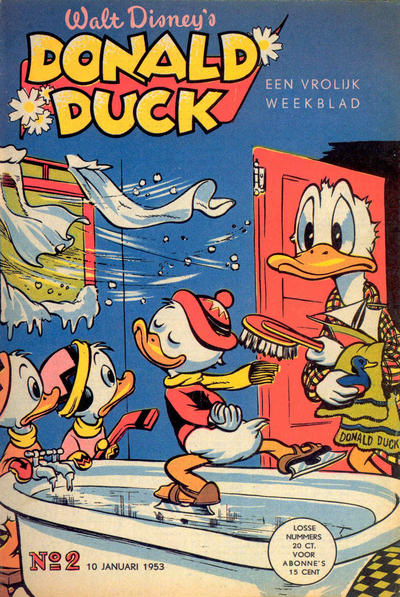 Cover for Donald Duck (Geïllustreerde Pers, 1952 series) #2/1953
