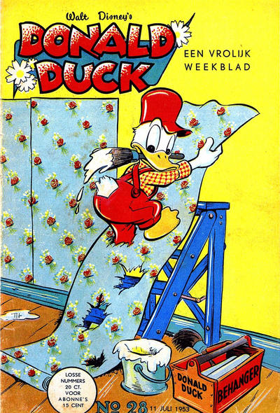 Cover for Donald Duck (Geïllustreerde Pers, 1952 series) #28/1953