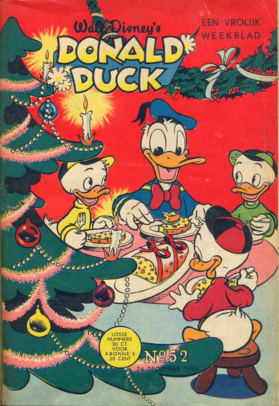 Cover for Donald Duck (Geïllustreerde Pers, 1952 series) #52/1955