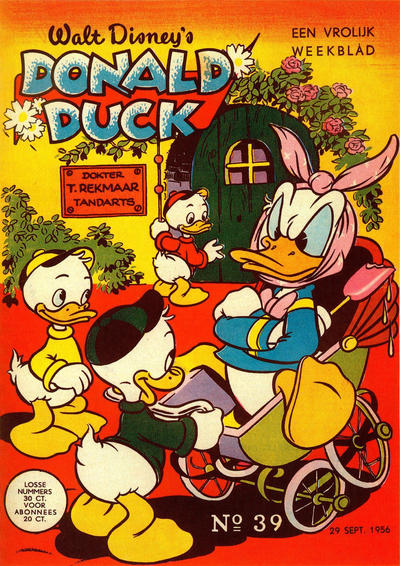 Cover for Donald Duck (Geïllustreerde Pers, 1952 series) #39/1956