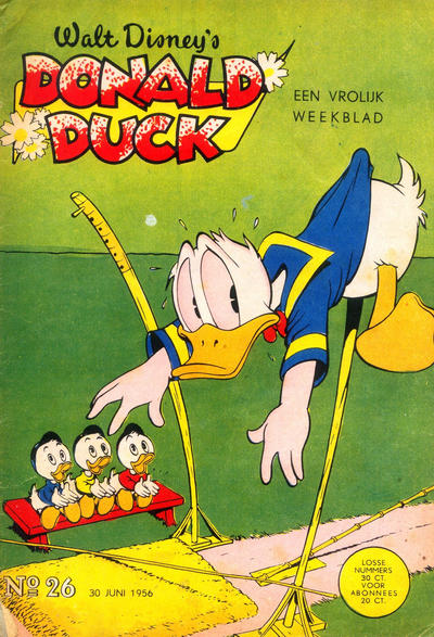 Cover for Donald Duck (Geïllustreerde Pers, 1952 series) #26/1956