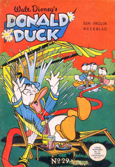 Cover for Donald Duck (Geïllustreerde Pers, 1952 series) #29/1956