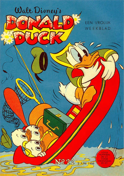 Cover for Donald Duck (Geïllustreerde Pers, 1952 series) #22/1956