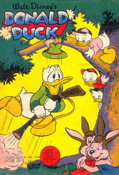 Cover for Donald Duck (Geïllustreerde Pers, 1952 series) #21/1956