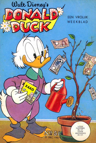 Cover for Donald Duck (Geïllustreerde Pers, 1952 series) #51/1957