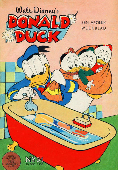 Cover for Donald Duck (Geïllustreerde Pers, 1952 series) #51/1958