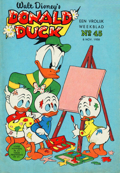Cover for Donald Duck (Geïllustreerde Pers, 1952 series) #45/1958